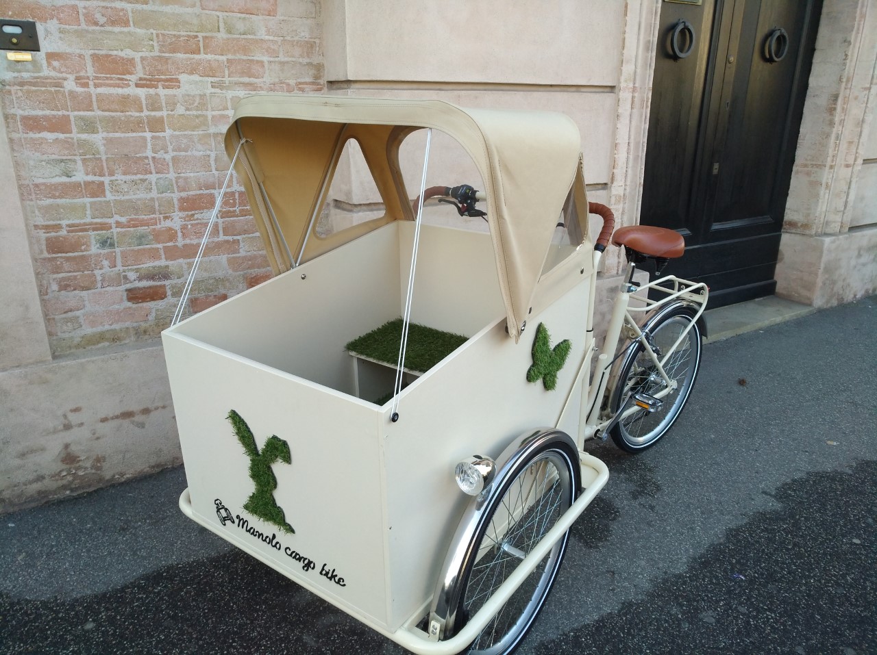 Trikego box artigianale colore beige