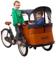 babboe-cargobike-trasporto bambini-4 bambini-bambini-pioggia