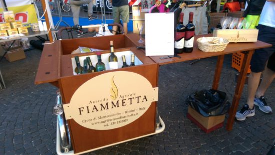 cargo bike vendita vini fiammetta