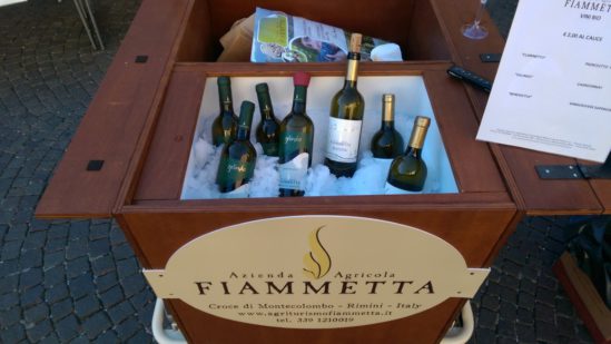 cargo bike vendita vini fiammetta