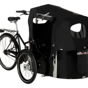nihola 4.0 ladcykel - cargo bike - oblique open hood