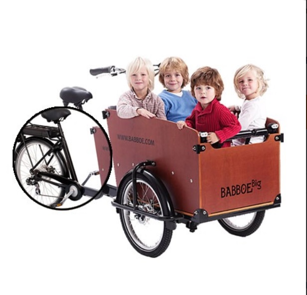 babboe-cargobike-trasporto bambini-4 bambini