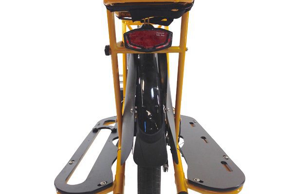 bicicletta con pedana